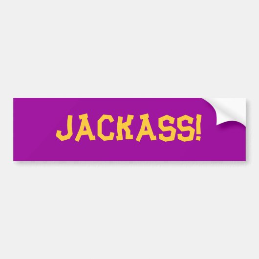 Jas. Bumpersticker (Voorkant)