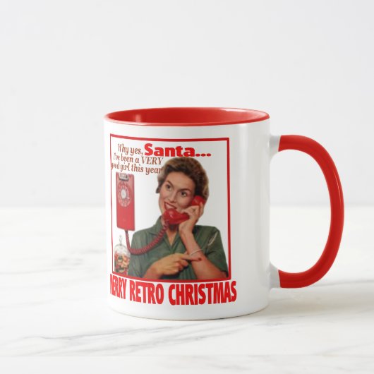 JaSantaGoodGirl-RingerMug 11oz Mok (Rechts)