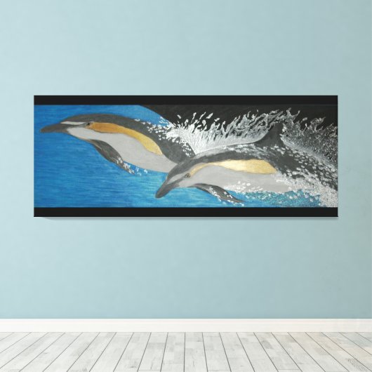 jasje op de jaspot canvas afdruk (Insitu (Houten vloer))