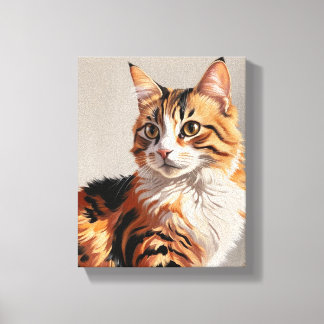 Jasmijn de kat Canvas