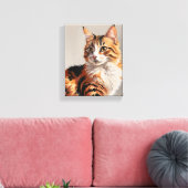 Jasmijn de kat Canvas (Insitu (Woonkamer))