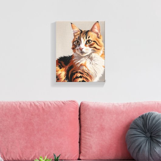 Jasmijn de kat Canvas (Insitu (Woonkamer))