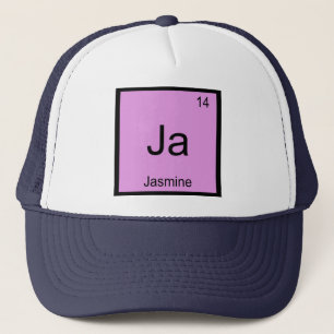 Jasmijn Name Chemistry Element Periodic Table Trucker Pet
