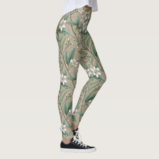 Jasmin bloemen stijl leggings