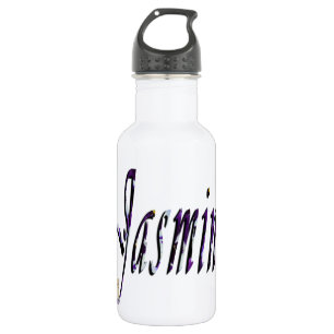 Jasmin, Nom, Logo, Bouteille D'Eau Réutilisable Po