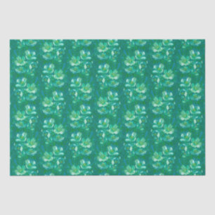 Jasmine Bloom  Flowers Floral Pattern Green Tissuepapier