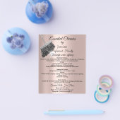 Jasmine Cleaning Service House Keeping Roos Silver Flyer (Enkel)