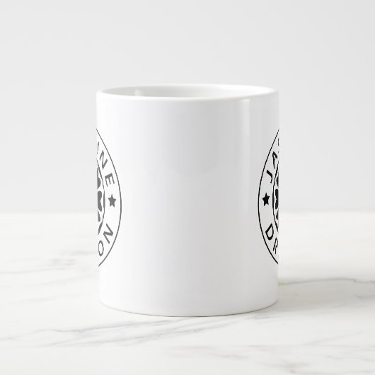 Jasmine Dragon 20oz Mok - zwart-wit (Voorkant)