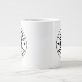 Jasmine Dragon 20oz Mug - Noir et blanc (Devant)