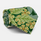 Jasmine Flower  Ornament Illustration Stropdas (Opgerold)