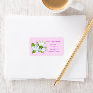 Jasmine Flowers Adresetiketten Etiket
