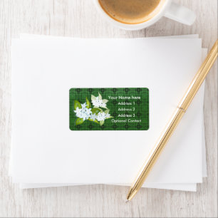 Jasmine Flowers  Etiket