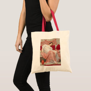 Jasmine, gemaakt door Albert Joseph Moore, Victori Tote Bag
