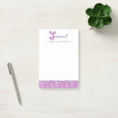 Jasmine gepersonaliseerde J naam betekent post het Post-it® Notes (Kantoor)
