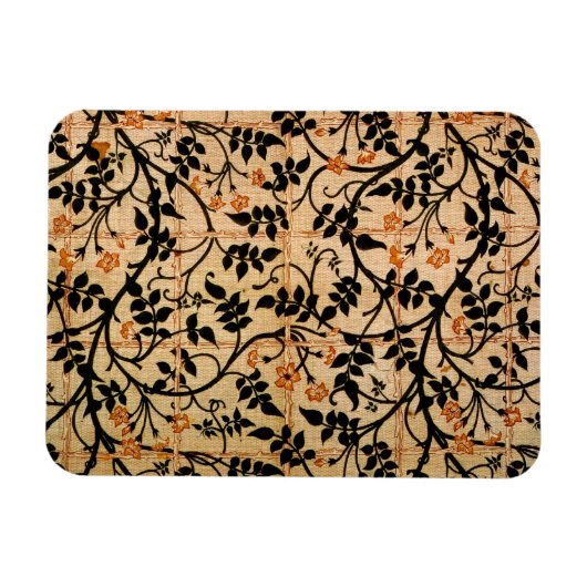 Jasmine-gordijnontwerp, 1868-70 (bedrukt) magneet (Horizontaal)
