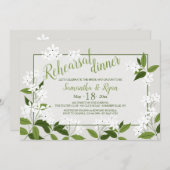 Jasmine Horizontale Uitnodiging (Voorkant / Achterkant)