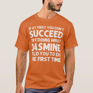 JASMINE Naam Verjaardag Persoonlijk Grappig Kerstm T-shirt