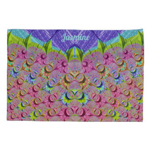 JASMINE~ Origineel Multicolored 3D Fractal Design Kussensloop