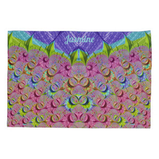 JASMINE~ Origineel Multicolored 3D Fractal Design  Kussensloop