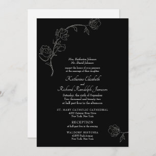 Jasmine Outline Faire-part de mariage officiel noi