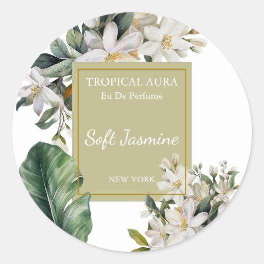 Jasmine Perfume Label (Voorkant)
