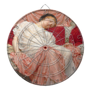 Jasmine (prachtige jonge slapende vrouw) dartbord