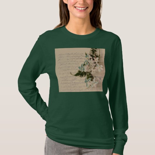 jasmine sur de vieilles dames de script t-shirt à (Devant)
