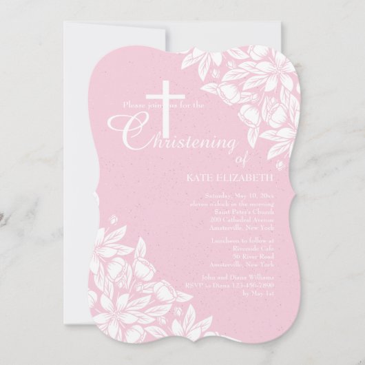 Jasmine-uitnodiging Kaart (Voorkant)