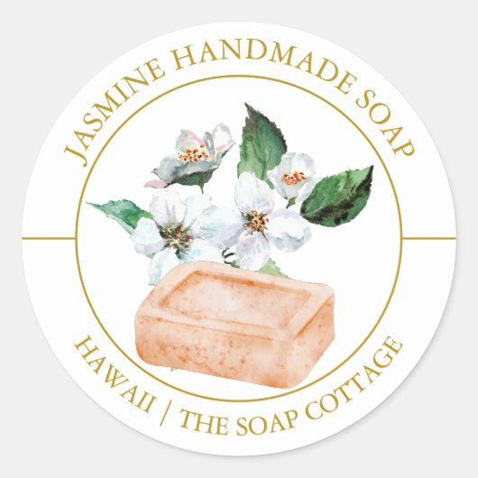 Jasmine Zeep label (Voorkant)