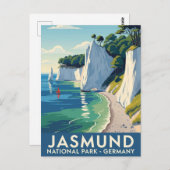 Jasmund Nationaal Park Duitsland Reizen Briefkaart (Voorkant / Achterkant)