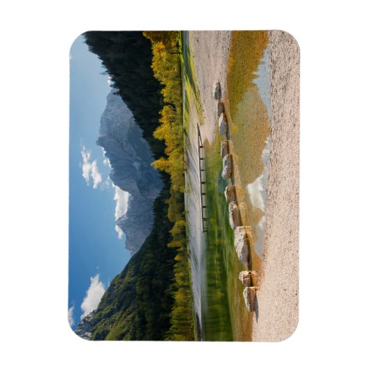Jasna-meer in de Sloveense Alpen in herfst Magneet (Verticaal)