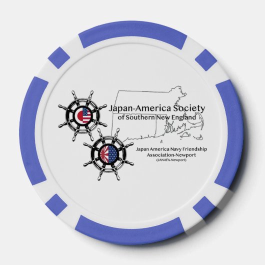 JASNE-JANAFA Challenge Coin Poker Chip (Achterkant)
