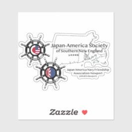 JASNE-JANAFA -logo-kaart-volledige naam Sticker