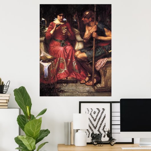 Jason en Medea van John William Waterhouse - 1907 Poster (Thuiskantoor)