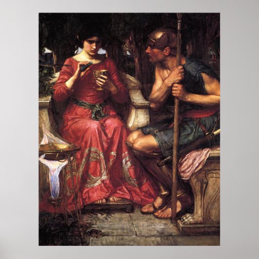 Jason en Medea van John William Waterhouse - 1907 Poster (Voorkant)