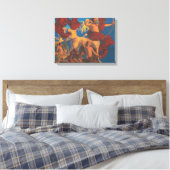 Jason en zijn leraar door Maxfield Parrish Canvas Afdruk (Insitu (Slaapkamer))