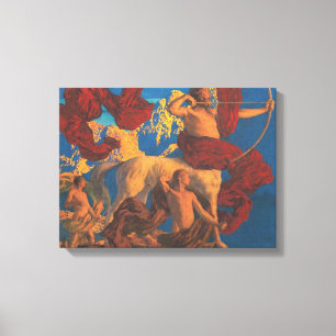 Jason en zijn leraar door Maxfield Parrish Canvas Afdruk
