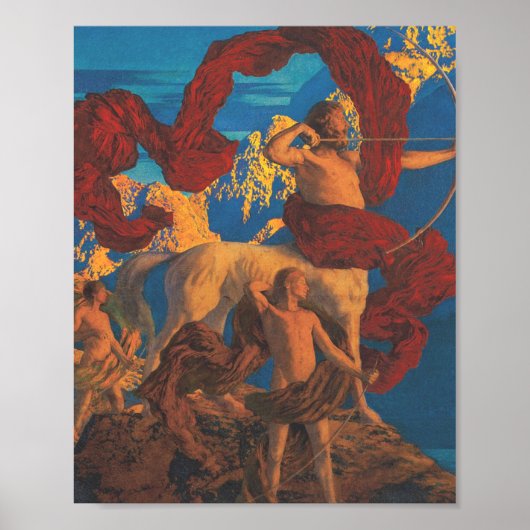 Jason en zijn leraar door Maxfield Parrish Poster (Voorkant)