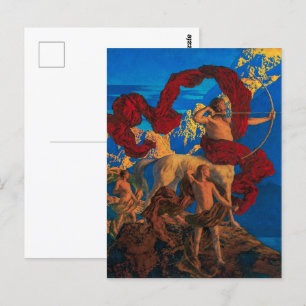 Jason en zijn leraar   Maxfield Parrish   Briefkaart