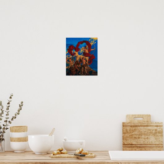 Jason en zijn leraar | Maxfield Parrish | Poster (Keuken)