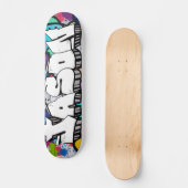 Jason Graffiti aangepast skateboard (Voorkant)