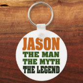 Jason - het Man, de Myth, de Legende! Sleutelhanger (Voorkant)