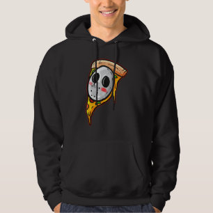 Jason Hockey Mask Halloween Horror En Pizza Hoodie