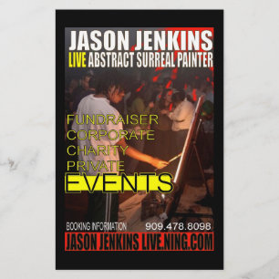 JASON JENKINS LIVE EVENEMENTS FLYER
