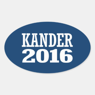 Jason Kander 2016 Ovale Sticker