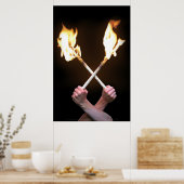 Jason. L affiche de flamme 2 (Cuisine)