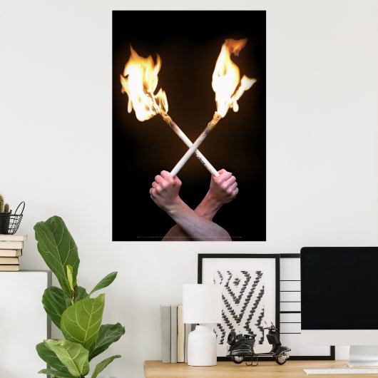 Jason. L affiche de flamme 2 (Bureau à domicile)