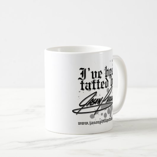 Jason Phillips Tattoo promo Mok (Voorkant rechts)