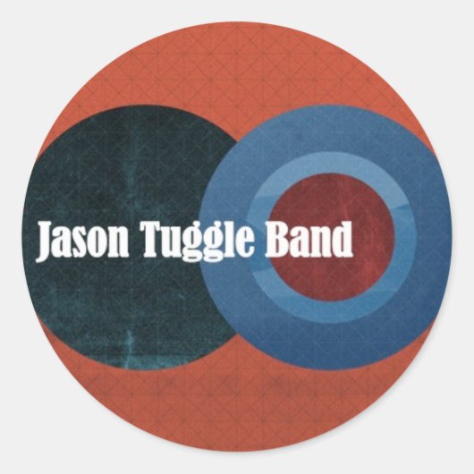 Jason Tuggle Band Circles Sticker (Voorkant)