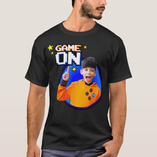 Jason Vlogs spelen aan T-shirt (Voorkant)